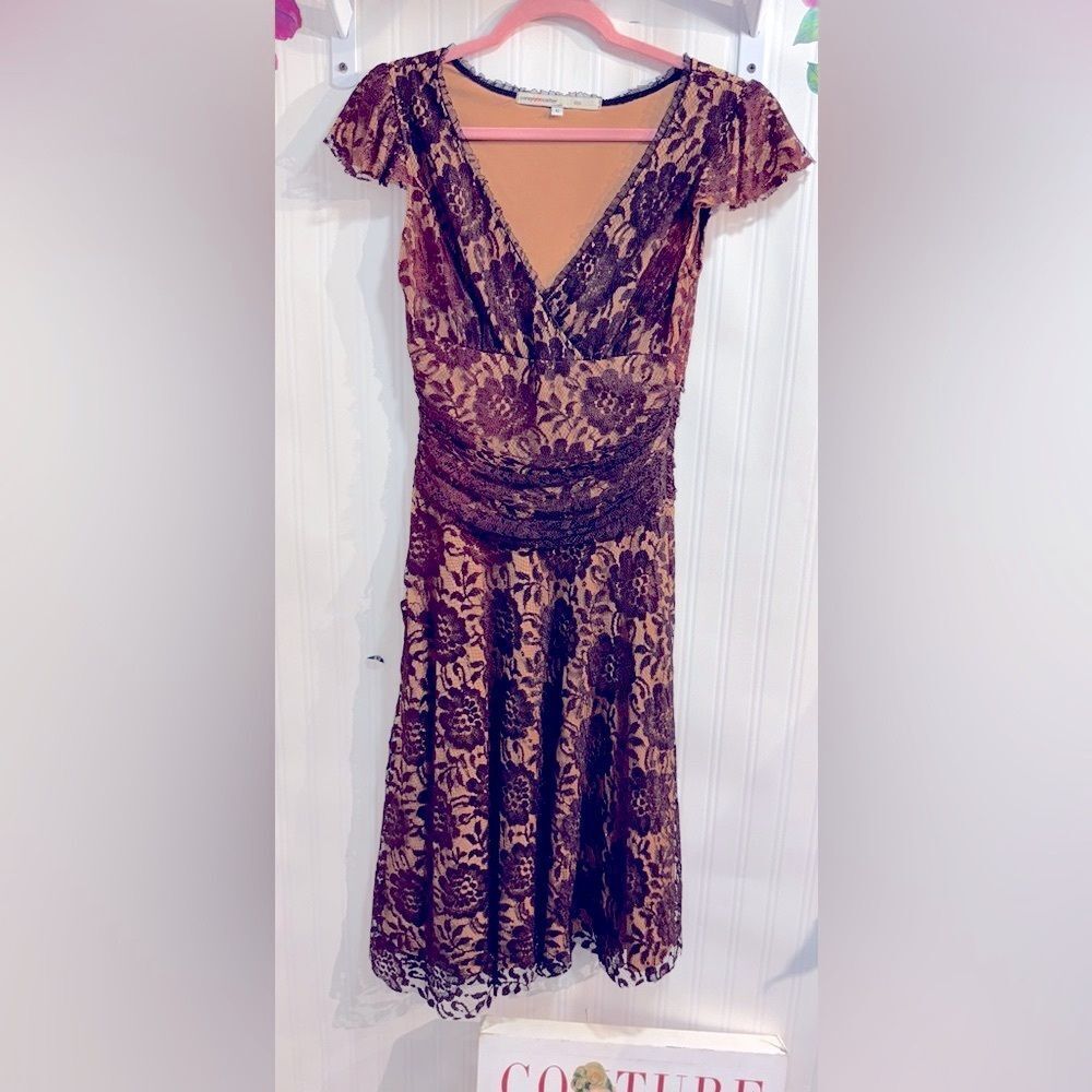 Coreylynn Elegant Lace Floral Dress Sz‎ 6